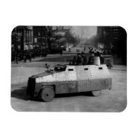 27th March 1917:  The armoured vehicle squadron