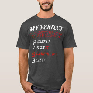 27th Perfect Birthday Gaming 27 Years Old Boys T-Shirt
