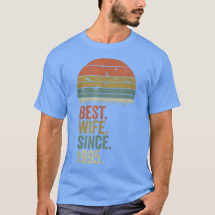 27th Wedding Anniversary s, Best Wife Since 1995 W T-Shirt