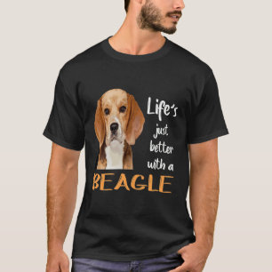 288 Life Just Better With A Beagle T-Shirt