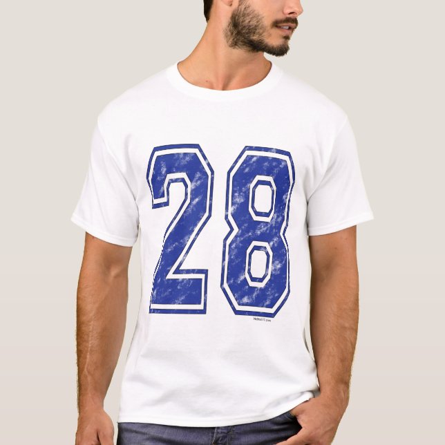28 Custom Jersey T-Shirt (Front)