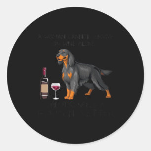 28 German Shepherd In Scary Pumpkin Shirt Funny Cu Classic Round Sticker