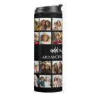 28 Photo Collage Grid - Script Text - black white