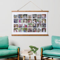 28 Photo Collage on White - 4 rows 7 columns