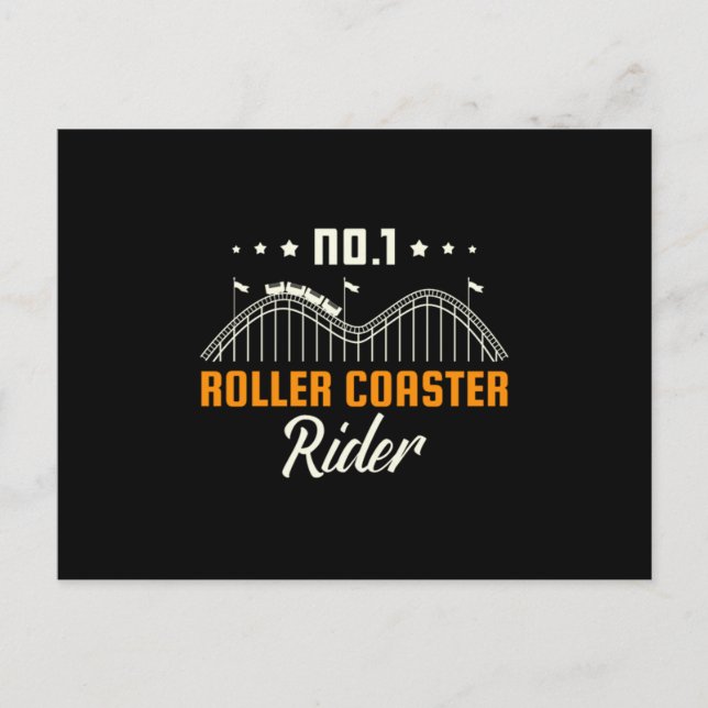 28.Roller coaster No1 Roller Coaster Rider Invitation Postcard (Front)