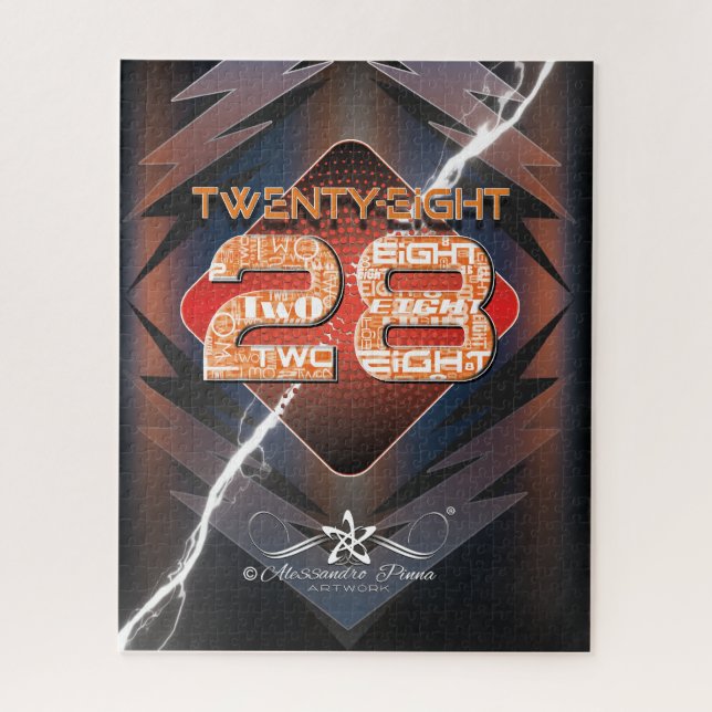 28 Twenty-Eight Jigsaw Puzzle (Vertical)