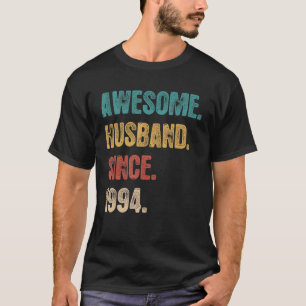 28 Wedding Aniversary For Him Awesome Husband Sin T-Shirt
