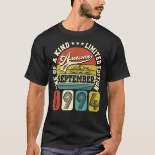 28 Years Old  28th Birthday Awesome Since Septembe T-Shirt