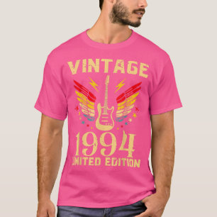 28 Years Old Birthday Guitar Player Guitarist 28th T-Shirt