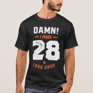 28 Years Old Gift   28th Birthday Gift Ideas T-Shirt