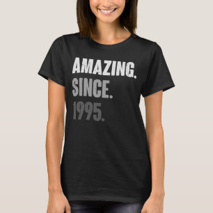 28 Years Old Vintage 1995 Birthday 28th Decoratio T-Shirt