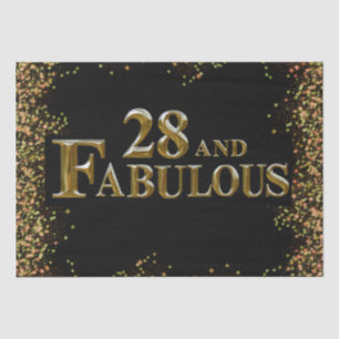 28th Birthday Tissue Paper