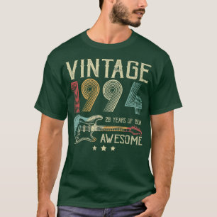28th Birthday Womens Mens Vintage Awesome 1994 Gui T-Shirt