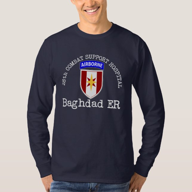 28th Combat Support Hospital - Baghdad ER T-Shirt (Front)