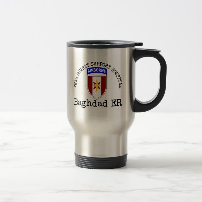 28th CSH Baghdad ER Travel Mug (Right)