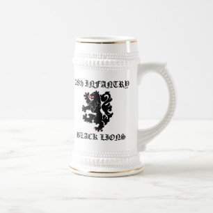 28th INF Black Lions Beer Stein