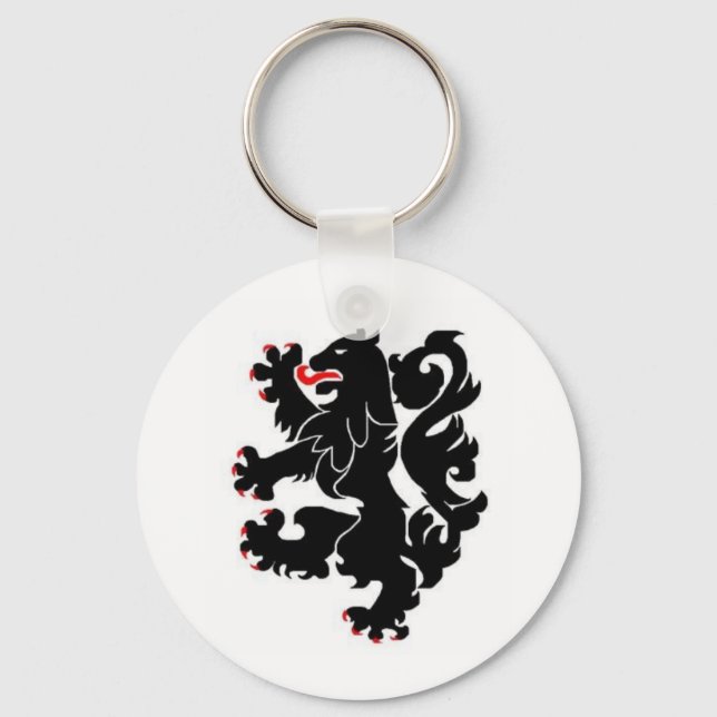28th inf black lions key ring (Front)