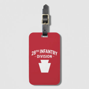 28th Infantry Division Badge Luggage Tag