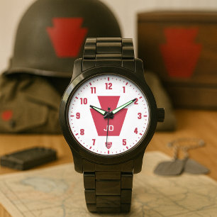 28th Infantry "Keystone" Division Personalized Watch