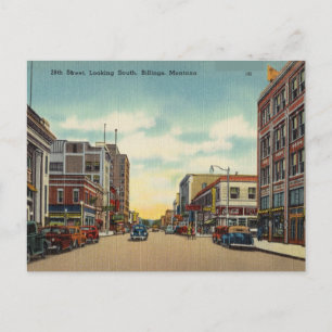 28th Street South, Billings, Montana Postcard