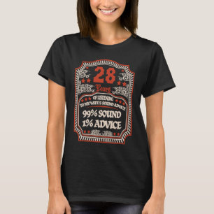 28th Wedding Anniversary For Him Man Husband T-Shirt