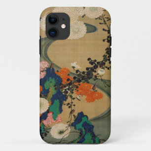 29. 菊花流水図, 若冲 Chrysanthemum & Stream, Jakuchū Case-Mate iPhone Case