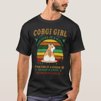 29 Corgi The Soul Of A Witch Corgi T-Shirt