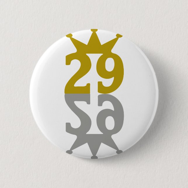 29-Corona-Reflection 6 Cm Round Badge (Front)