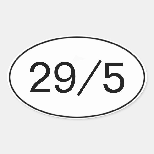 29 in 5 Stickers (Front)