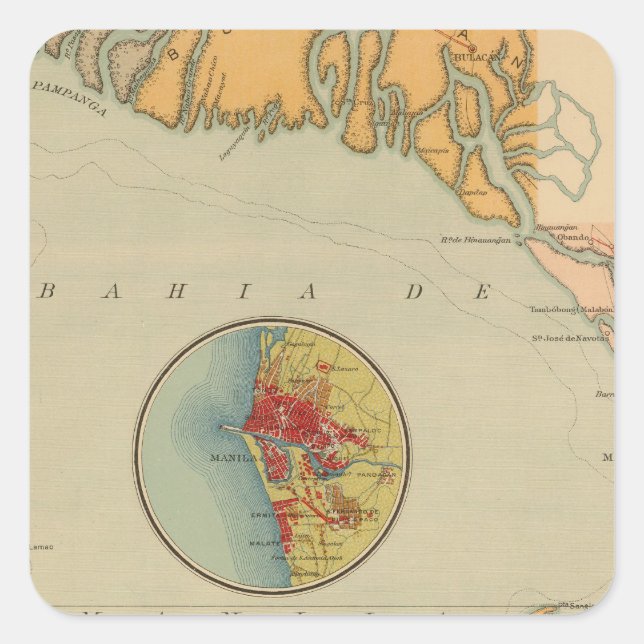 29 in Manila Bay Square Sticker (Front)