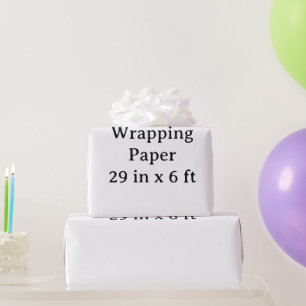 29 in x 6 ft Matte Wrapping Paper