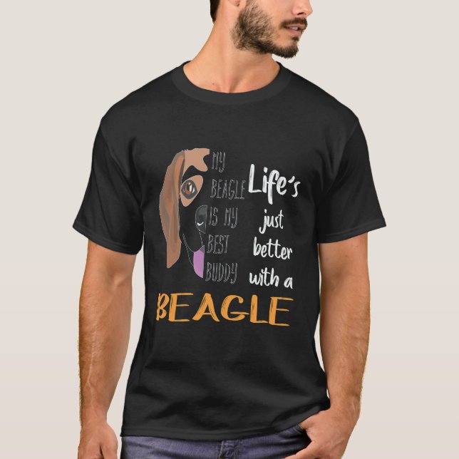 29 Life Just Better With A Beagle T-Shirt (Front)