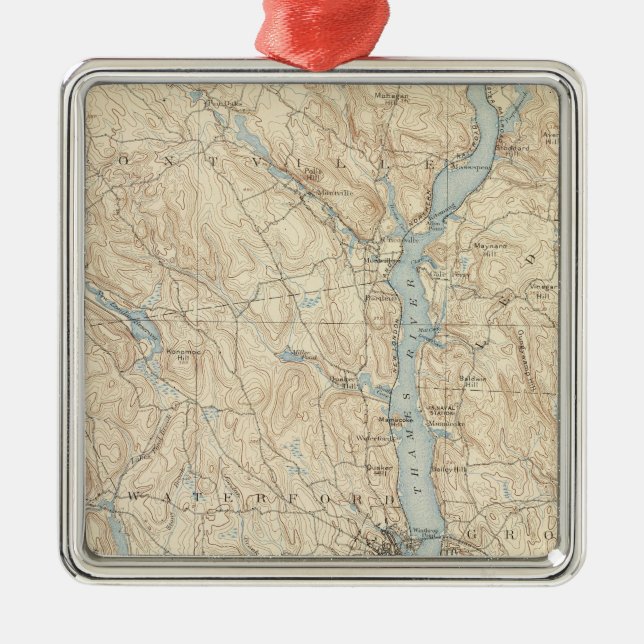 29 New London sheet Metal Tree Decoration (Front)