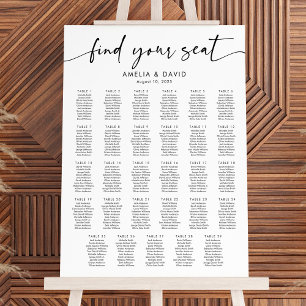 29 Tables Find Your Seat Seating Chart