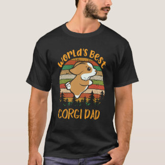 29 World's Best Corgi Dad Corgi T-Shirt