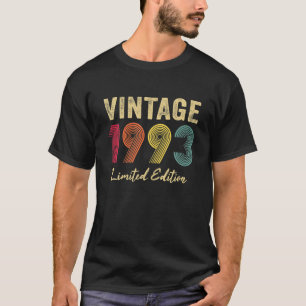 29 Year Old Gifts Vintage 1993 Limited Edition T-Shirt