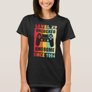 29 Years Old  Awesome Since 1994 Women Men 29th Bi T-Shirt