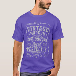 29 Years Old Gifts for Men 29yr 1996 Vintage 29th T-Shirt