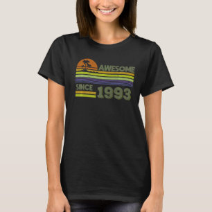 29 Years Old Men Women Awesome Since 1993 T-Shirt
