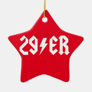 29er ceramic tree decoration