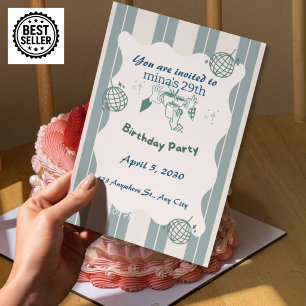 29th birthday invitation template girls