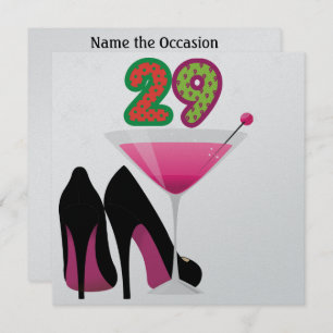 29th Birthday Party Invitation by SRF