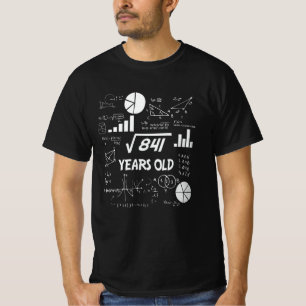 29th Birthday Square Root Math 29 Years Old Bday T-Shirt