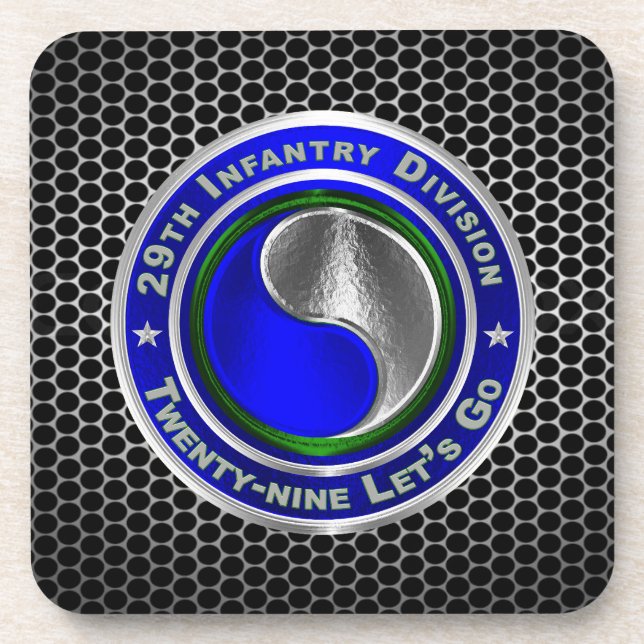 29th Infantry Division Coaster (Front)