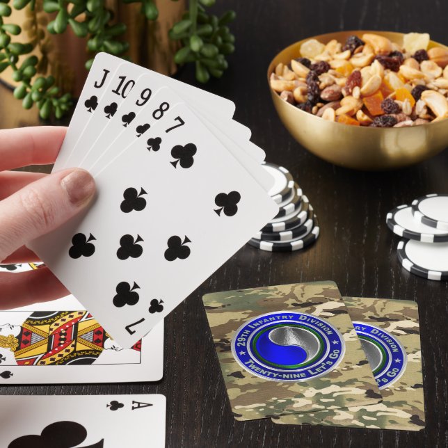 29th Infantry Division  Playing Cards (In Situ)