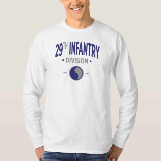 29th Infantry Division US Military Long T-Shirt (Front)