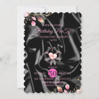 29th Pink Birthday Dinner Digital Invitation, 29 b