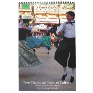 2,000 Years of Culture Mallorca Spain Calendar
