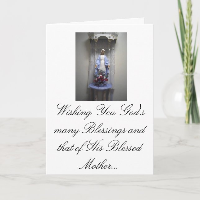 2-04-10021, Wishing You God's  many Blessings ... Card (Front)