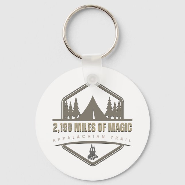 2,190 Miles of Magic – Appalachian Trail Key Ring (Front)